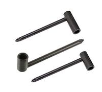Jiayouy Juego de 3 llaves hexagonales para guitarra de 7 mm/8 mm de diámetro, para ajuste de caja de cuello de guitarra, herramienta Luthier, color negro
