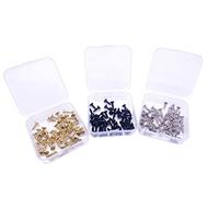 Jiayouy Juego de tornillos para guitarra, 150 unidades, placas traseras, tornillos de montaje Phillips para Fender Strat Tele ST SQ guitarra eléctrica, 3 colores