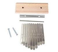 Jiayouy Kalimba Piano 10 llaves DIY Set Puente Sillín para Kalimba Pulgar Piano Accesorios de Reemplazo