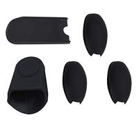 Jiayouy Kit de 5 accesorios para saxofón para reposamuñecas, almohadillas elevadoras de llaves de palma para saxofón alto soprano tenor, color negro