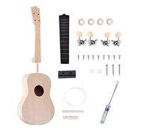Jiayouy Kit de ukelele DIY de 21 pulgadas, construye tu propio ukelele hawaiano con herramientas de instalación, pintura, ukeleles soprano para niños, estudiantes, principiantes, regalos