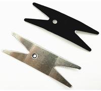 Jiayouy Llave inglesa múltiple de acero inoxidable con respaldo de gamuza de microfibra para interruptor de palanca de guitarra, afinador