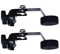 Jiayouy Paquete de 2 amortiguadores de tambor, silenciador de silencio negro, suave abrazadera, amortiguador de tono de tambor, accesorio de práctica