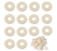 Jiayouy Paquete de 40 arandelas de fieltro de válvula, almohadillas de fieltro para trompeta