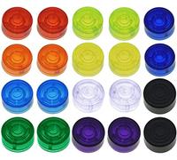 Jiayouy Pedal de efecto guitarra pedal pedal Toppers pie tapa protección tapa para guitarra efecto pedal protección tapa colorido 20 unids/set