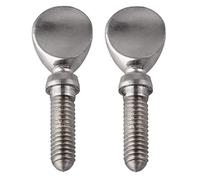 Jiayouy Piezas de saxofón, 2 tornillos de cuello plateado para fijación de clarinete de saxofón