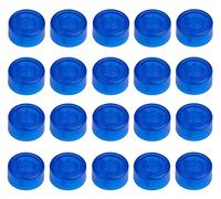 Jiayouy Tapa de protección para pedal de efecto guitarra, 20 unidades, color azul