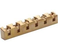 Jiayouy Tuerca de guitarra eléctrica de 43 mm, altura ajustable, tuerca de latón para guitarra Gibson Les Paul LP Style de 6 cuerdas (grande)