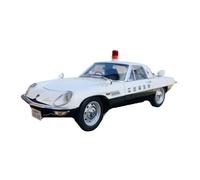 JIAYUNEU 1:18 para Coche policía aleación Escena fundida a presión Modelo decoración Adornos Escritorio estáticos para el hogar Adorno Decoración del Hogar