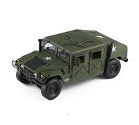 JIAYUNEU 1:18 para Hummer H1 aleación Militar a Prueba de explosiones Modelo de Coche vehículos Todoterreno Blindados Adorno Decoración del Hogar