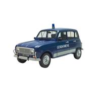 JIAYUNEU 1/18 para Renault 4L Modelo de Metal Fundido a presión exhibición en Miniatura Decoraciones coleccionables estáticas Adorno Decoración del Hogar