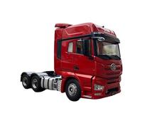 JIAYUNEU 1:24 para Jiefang J7 Cabeza de Tractor Modelo de aleación vehículo colección de decoración estática Adorno Decoración del Hogar(Red)