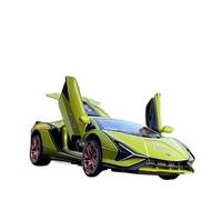 JIAYUNEU 1:32 para Lamborghini SIAN Aleación Super Sports Car Modelo Diecast Juguete De Coche Metal Simulación Sonido Luz Adorno Decoración del Hogar(Verde)