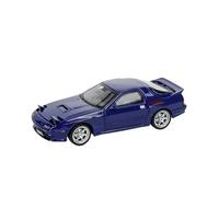 JIAYUNEU 1:32 para Mazda RX-7 Modelo Supercoche Aleación Metal Fundido Simulación Alta Fidelidad con Sonido Iluminación Rebote Juguete Colección Adorno Decoración del Hogar(Azul)