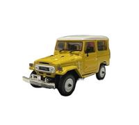 JIAYUNEU 1:43 para Land Cruiser FJ40 1974 Modelo Coche Fundido a presión aleación Recuerdos exhibición estática para Adultos Adorno Decoración del Hogar