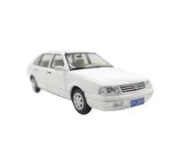 JIAYUNEU 1:43 para Santana 2000 Modelo clásico Retro Blanco Pantalla estática Adornos en Miniatura de Escritorio Adorno Decoración del Hogar(White)