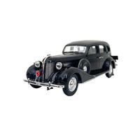 JIAYUNEU 1:43 para ZiS-101A 1940 Modelo de Coche Retro clásico de Resina fundida a presión Sedán de exhibición estática Adorno Decoración del Hogar