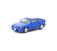 JIAYUNEU 1:64 para Ballade Sports CR-X Coche en Miniatura de aleación fundida a presión Diaplay estático Recuerdo Coleccionable Adorno Decoración del Hogar