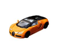 JIAYUNEU 1:64 para Bugatti Veyron Modelo de Coche en Miniatura de Metal Fundido a presión Pieza de exhibición Coleccionable Adorno Decoración del Hogar