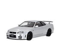 JIAYUNEU Adornos Decorativos para Coche Deportivo R34 GT-R Z-Tune de aleación estática Escala 1:18 Adorno Decoración del Hogar