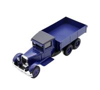 JIAYUNEU Camión de Transporte ZIS-6 Modelo estático de aleación Juguete Decorativo Adornos Escala 1:43 Adorno Decoración del Hogar