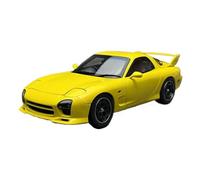 JIAYUNEU Coche Deportivo Amarillo estático de aleación Fundido a presión 1:18 para Rx7 Speed decoración estática Adorno Decoración del Hogar