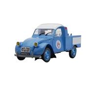 JIAYUNEU Colección Modelos Coches de aleación fundida a presión Citroën 2CV Pick Up Butagaz a Escala 1:24 con Adornos Decorados Adorno Decoración del Hogar