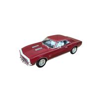 JIAYUNEU Die-Cast 1:18 para 1967 Chevy Camaro RS/SS Coche en Miniatura de aleación Adornos de Metal coleccionables Adorno Decoración del Hogar