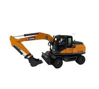 JIAYUNEU Die-Cast 1:50 para Modelo de vehículo de ingeniería estática de aleación de Excavadora de Ruedas 150wd Adorno Decoración del Hogar