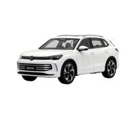 JIAYUNEU Fundición a presión 1:18 para Tiguan L Pro Coche en Miniatura aleación clásico exhibición colección Recuerdos Vacaciones Adorno Decoración del Hogar(White)