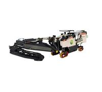 JIAYUNEU Fundición a presión 1:35 para fresadora en frío aleación Modelo de Coche de ingeniería estática Adornos de Escena Adorno Decoración del Hogar