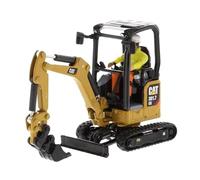 JIAYUNEU Fundición a presión 1:50 para Excavadora hidráulica pequeña Modelo vehículo de ingeniería de aleaciones Pantalla estática Adorno Decoración del Hogar