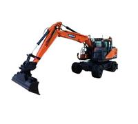 JIAYUNEU Fundición a presión 1:50 para Modelo vehículo ingeniería estática de aleación Carretilla elevadora Excavadora Dx160w Adorno Decoración del Hogar