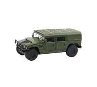 JIAYUNEU Modelo SUV Todoterreno Warrior Primera generación con Techo rígido a Escala 1/64 para exhibición fundición a presión Adorno Decoración del Hogar