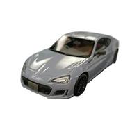 JIAYUNEU Resina estática a Escala 1:43 Modelo conmemorativo de colección de cupé simulado BRZ STI Sport Gris Cemento Adorno Decoración del Hogar