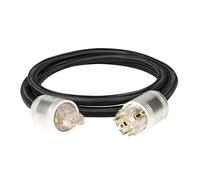 JIB Boaacoustic Cable de alimentación de Audio HiFi Audiófila High-End C15 3 x 3,6mm², de con Anillo de ferrita, Conector Schuko > Acoplamiento de Baja tensión 1.5m