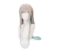Jibaku Shounen Hanako Kun Cosplay peluca Nene Yashiro largo gris plata verde resistente al calor fiesta de disfraces pelucas estilo 2