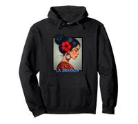 Jibaraza, Bandera Boricua, Flor de Hibisco jíbara puertorriqueña Sudadera con Capucha