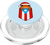 Jibaro Coqui Frog Puerto Rico Bandera Boricua Bolsillo Navidad PopSockets PopGrip para MagSafe
