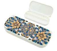 JICFDAO Estuche 5D para pintura de diamantes, 22,1 x 8,8 cm, de plástico, caja de lápices, organizador de lápices, caja de plumas, mosaico, juego de manualidades para lápices, clips de papel, gomas de