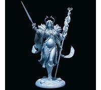 JICHENJIAN 1/35 Kit de resina de mujer guerrera de la antigüedad Kit de resina de soldado sin pintar ni montar//Z9s2h1