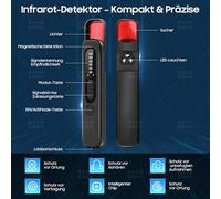 JICICUXI Detector de chinches, detector de señales de cámara RF, detector de errores, detectores antiespía, antigrabación, para localizador GPS