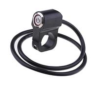 JicSuXi Interruptor de Botón Pulsador de Aleación de Aluminio para Encendido/apagado Del Faro Del Manillar, rojo