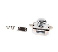 JicSuXi Push Button Latch Lock de Aleación Resistente Pestillo para Puertas de Gabinete Cierre por Botón sin Llave para Muebles de Embarcación