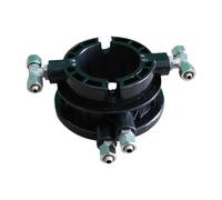 JicSuXi Válvula de Aire Rotativa de 49,5 Mm para Cambiador de Neumáticos, Válvula de Aire de Acoplamiento Multiuso para Cambiador de Neumáticos, Tipo C Negro