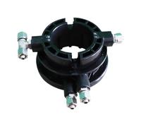 JicSuXi Válvula de Aire Rotativa de 49,5 Mm para Cambiador de Neumáticos, Válvula de Aire de Acoplamiento Multiuso para Cambiador de Neumáticos, Tipo B Negro