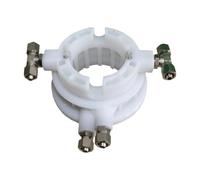 JicSuXi Válvula de Aire Rotativa de 49,5 Mm para Cambiador de Neumáticos, Válvula de Aire de Acoplamiento Multiuso para Cambiador de Neumáticos, Tipo C Blanco