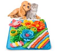 Jicyor Alfombra para olfatear perro, alfombra de olfateo duradera para cachorros, juguete de inteligencia para perros, 39 x 39 cm