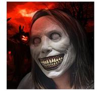 Jicyor Máscara de Terror para Halloween - Espeluznante Demonio Sonriente, Payaso - Cosplay para Carnaval - para Hombres y Mujeres