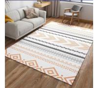 Jidanmian Alfombra eléctrica calefactable de grafeno, Lavable y extraíble para Sala de Estar, Calefactor Interior de 2000 W, Tacto Lana Artificial, Control Inteligente de Temperatura(B,100x200cm)